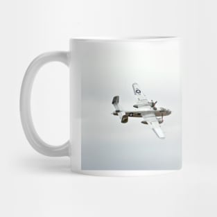 WW II B-25 Mitchell Bomber in Color Mug